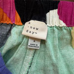 A New Day Linen Skort Shorts Skirt Geometric Print Size 4 Bright Colors Photo 7