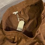 JODIFL  boutique NWT medium velvet suede like bells flare bottoms elastic waist Photo 3