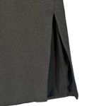 Olivaceous Dark Gray High Front Slit Back Zip Straight Pencil Skirt Women Sz M Photo 2