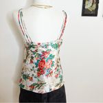 Vintage Victoria's Secret floral lace satin cami M/L White Size M Photo 8