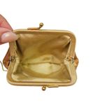 1950s Vintage After Five Black Clutch Bag Evening Bag With Bow Chain Strap Photo 5