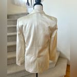 Anthropologie NWT Mare Mare x  Cream Sheen Blazer Photo 5