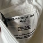 Ella Moss High Waist Straight Crop Jeans Sz 10 / 30 White Cropped Jeans Photo 9