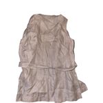 Embassy Row 100% linen belted vest‎ khaki size 14 Tan Photo 1