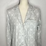 Soft Surroundings  Gray Devine Flannel Pajama Lounge Set Sz XS Knit Photo 2