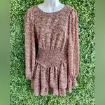 MINKPINK - NWT | Safi Mini Dress | Ruffle - Long-Sleeve Multi-Floral- Australian Photo 7