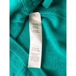 Chico's  Teal Green Ruched Side Tie Knit Sweater Top Classic Work Size 0 Small Photo 7
