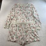 Draper James  Plus XXL Pajamas 2 Piece Magnolia Floral Long Sleeve Short Lounge Photo 2