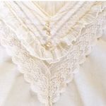 Jessica McClintock Vintage Jessica’s Gunnies Sax Ivory Victorian Lace Pearl Blouse Photo 1