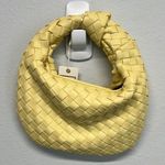 Urban Expression Urban Expressions | Buttery Yellow Faux Leather Woven Hobo Bag 💛 Photo 0