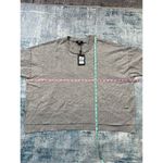 DKNY NWT!  Gray Studded Crew Neck Pullover Sweater XL Photo 6