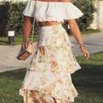 ZARA Blogger’s Favorite Floral Tiered Maxi Skirt Photo 1