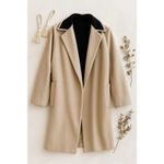 Vintage Stroock Wool Coat Hixons Hotel Schroeder – Velvet Collar & Cuffs M/L Size 8 Photo 2