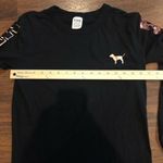 PINK - Victoria's Secret VICTORIA'S SECRET Pink Campus Long Sleeve  XS Shirt Top Logo dog - pink shimmer Photo 5
