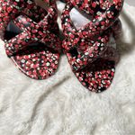 Rebecca Minkoff Size 9M Red Floral Amandine Strappy Sandals Heels Coastal Resort Photo 11
