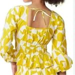 Circus NY Women's Cal Belled Sleeve Elastic Waist Top size S Yellow Photo 1