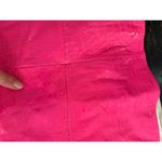 retrofete Kimora Leather Embossed Mini Dress Paradise Pink Womens Size Small Photo 9