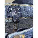 J.Crew Factory Women's Straight Leg Jeans 28 Blue Denim High Rise E0114 Photo 2