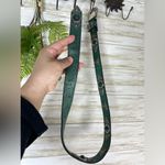 Vintage Seafoam Green Leatherwork Studden Boho Western Belt Photo 4