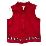 Christopher & Banks Women’s Christmas Vest Size S Photo 0