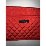 Vera Bradley  Crossbody Bag Quilted Red Shoulder Bag Multi Compartment‎ L Photo 2