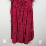 Bloom‎ Chic Midi Dress Milkmaid 18 20 Red Polka Dot Sweetheart Tiered Flutter Sl Size undefined Photo 9
