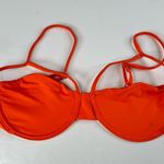 frankie's bikinis Frankie’s Bikinis Hazel Underwire Orange Bikini Top Size Small Photo 1