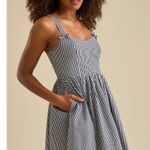 Altar'd State Altar’d State Gingham Bow Checkered Mini Dress Sleeveless Lined Smocked New XXL Photo 11