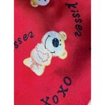 Fashion Bug Vtg Womens Red Teddy Bear Satiny Camisole Pajama Set 90s Y2K Size S Photo 3