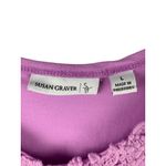Susan Graver Womens Lavender Tank Top With Lace Trim Size L Photo 3