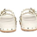 Emily Studded Double Buckle Sandal Gold Size 9.5 Photo 2