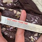 Free People  Take It Away Bodysuit Chocolate Merlot Floral S‎ Photo 7