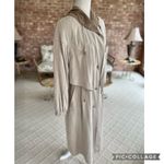 Gallery Gray Putty Women’s Hooded Soft-shell Trenchcoat M Photo 12