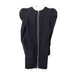 ZARA  Denim Puff Shoulder‎ Mini Dress Sz XS Photo 2