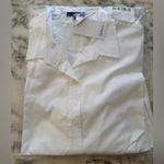 NWT Quince Women 100% Organic Cotton Poplin Long Sleeve Shirt Classic White XL Photo 1