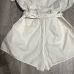 Rag and Bone  Ivory Belted Short Sleeve Romper | Size 12” Photo 4
