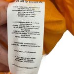 Faithfull the Brand La Mia Maxi Dress Tuscan Sun Orange Cut Out Puff Sleeves US4 Photo 6