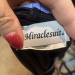 MiracleSuit ‎ Women's Black Purple Trim Swimsuit Coverup Skirt Size Large Photo 2