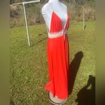 Aldenaire Vintage Maxi Nightie Night Gown Lingerie Red White Size Medium Photo 2