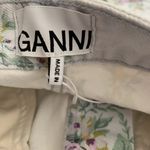 Ganni NWT  Betzy Floral print cropped denim‎ jeans sz 26 Photo 9