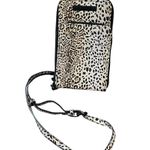 Betsey Johnson NWOT Leopard Print Crossbody Bag Cream Black Photo 0