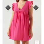 Sugar Lips NWT  Live Your Life Babydoll Cotton Knit Romper Fuchsia Size Large Photo 6