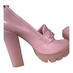 WOMEN'S RAG & CO CORINNE HEELED LOAFERS Baby Pink Size 8 Preppy Acadamia Photo 5