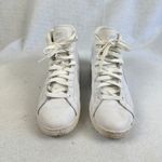 Nike  Court Royale 2 Mid White Light Blue Leather High Top Sneakers Womens‎ 8 Photo 1