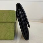 Gucci Authentic  GG Guccissima Black Leather Coin Wallet Photo 5