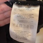 Moth Anthropologie Black Crochet Lace Overlay Short Sleeve Sweater size medium Photo 4