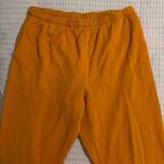 Aritzia Orange TNA Cozy Fleece sweatpants Photo 0