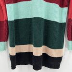 Farm Rio de Janeiro Rainbow Turtleneck Striped Knit Sweater Dress Size XS Photo 5
