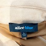 Alice Blue Faux Suede Knit Cardigan Sweater Duster Camel Brown Large Photo 2
