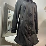 Michael Kors COPY -  Women's Black Hooded Trench Coat Size S Long Sleeve Photo 1